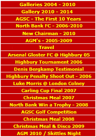 AGSC EVENTS - 2010 - 2014