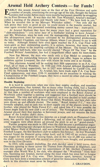 1950 FA CUP FINAL PROGRAMME - Inside-2