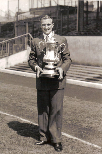PETER WITH THE FA CUP @ HIGHBURY