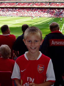 Eliott Kinsella - Arsenal v Villa - Aug 07