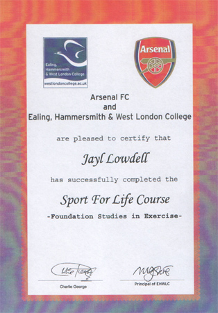 Jayl Certificate